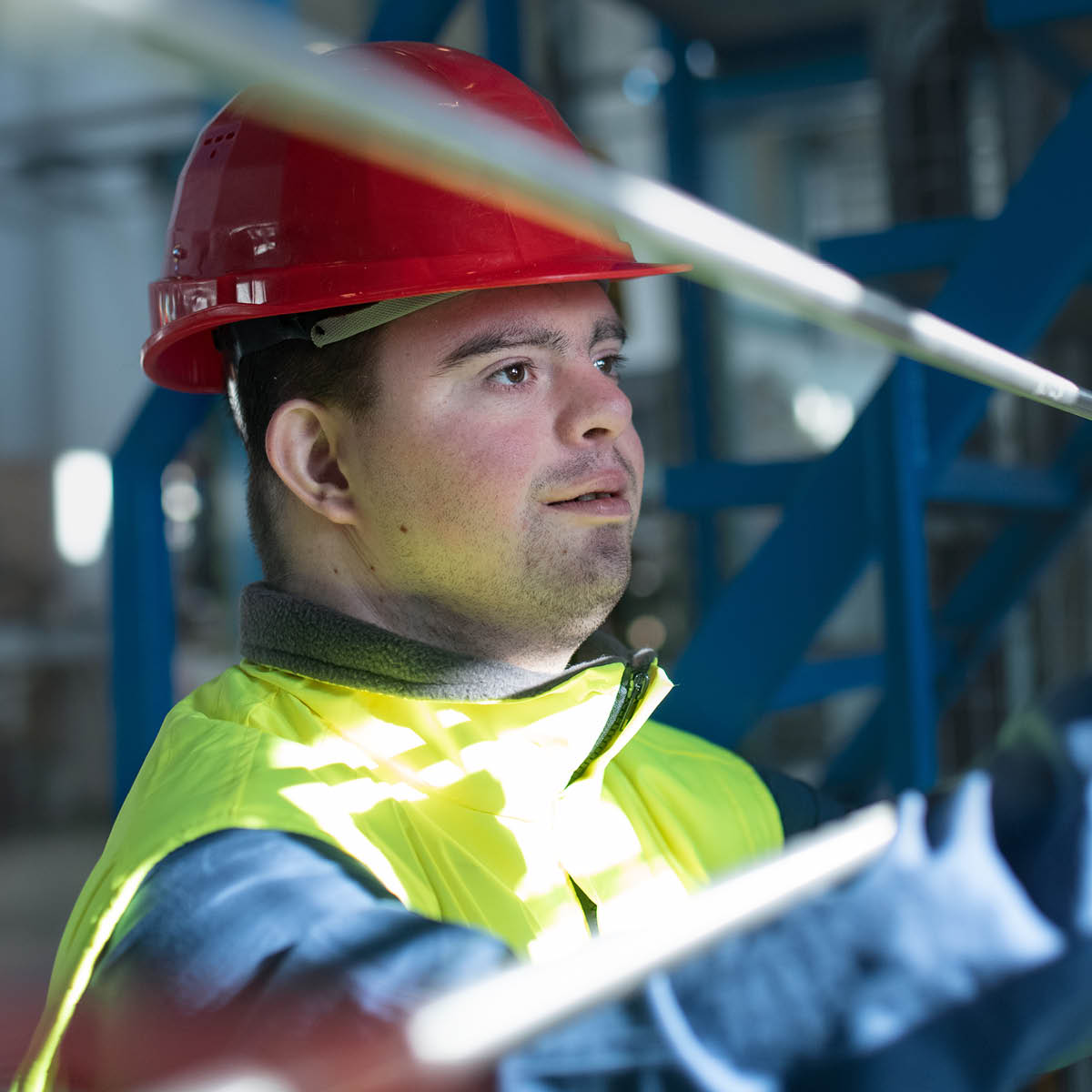 Man in factory