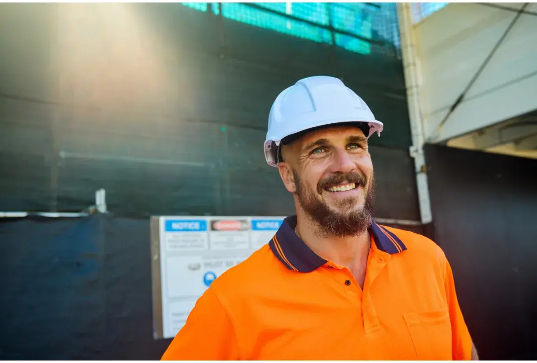 Male tradesman within the building and construction industry