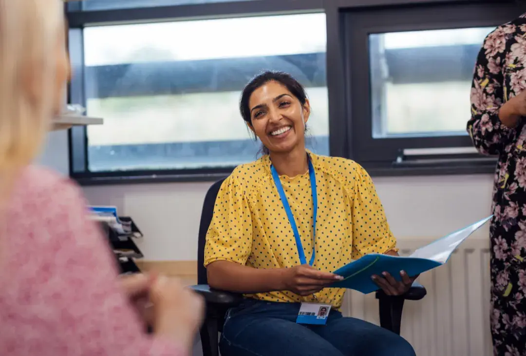 Female healthcare worker