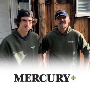 Image of MEGT apprentices in Hobart Mercury