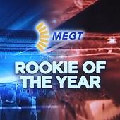 Image with MEGT logo and text Rookie of the year