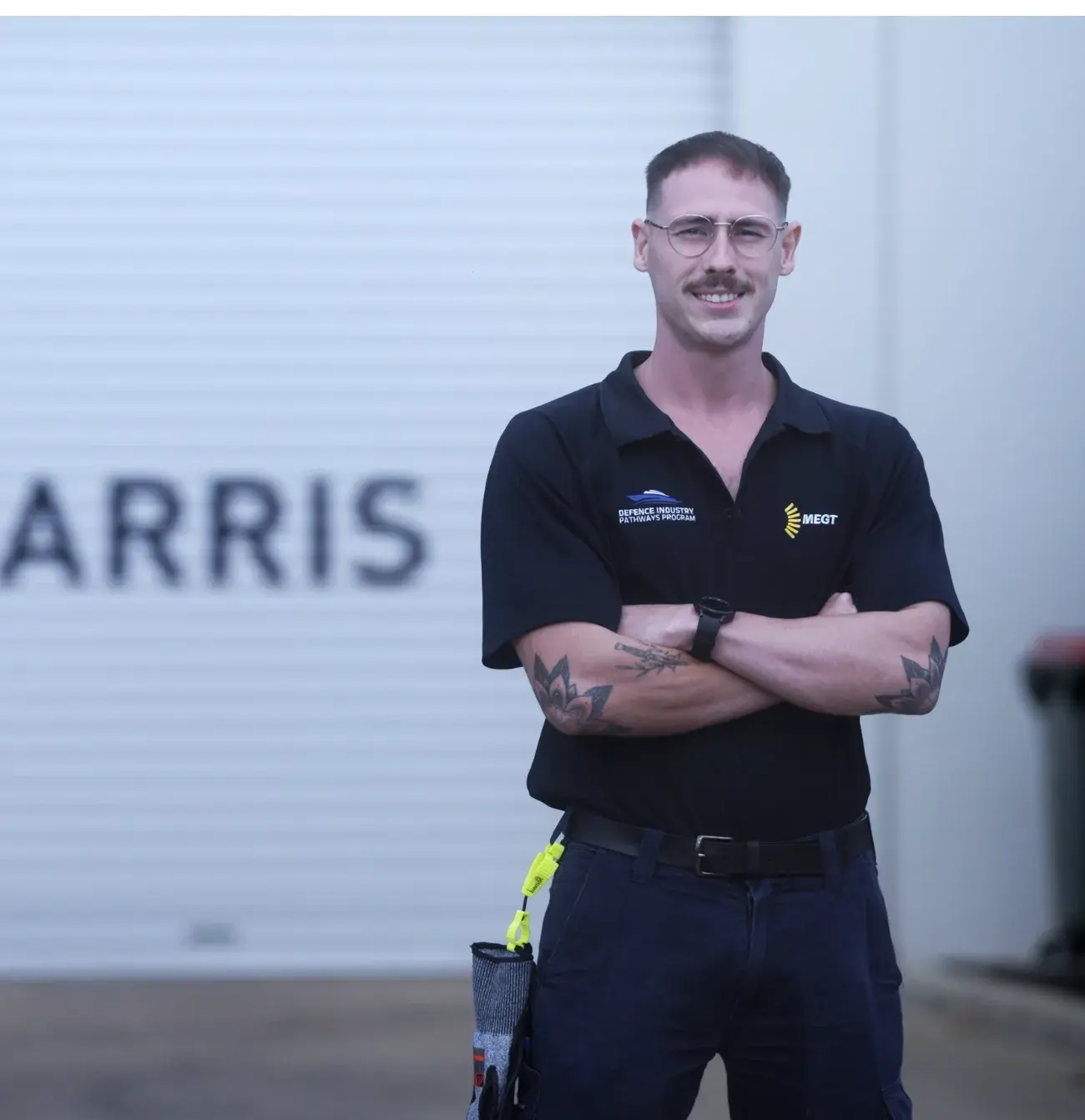 Male tradesman within the defence industry