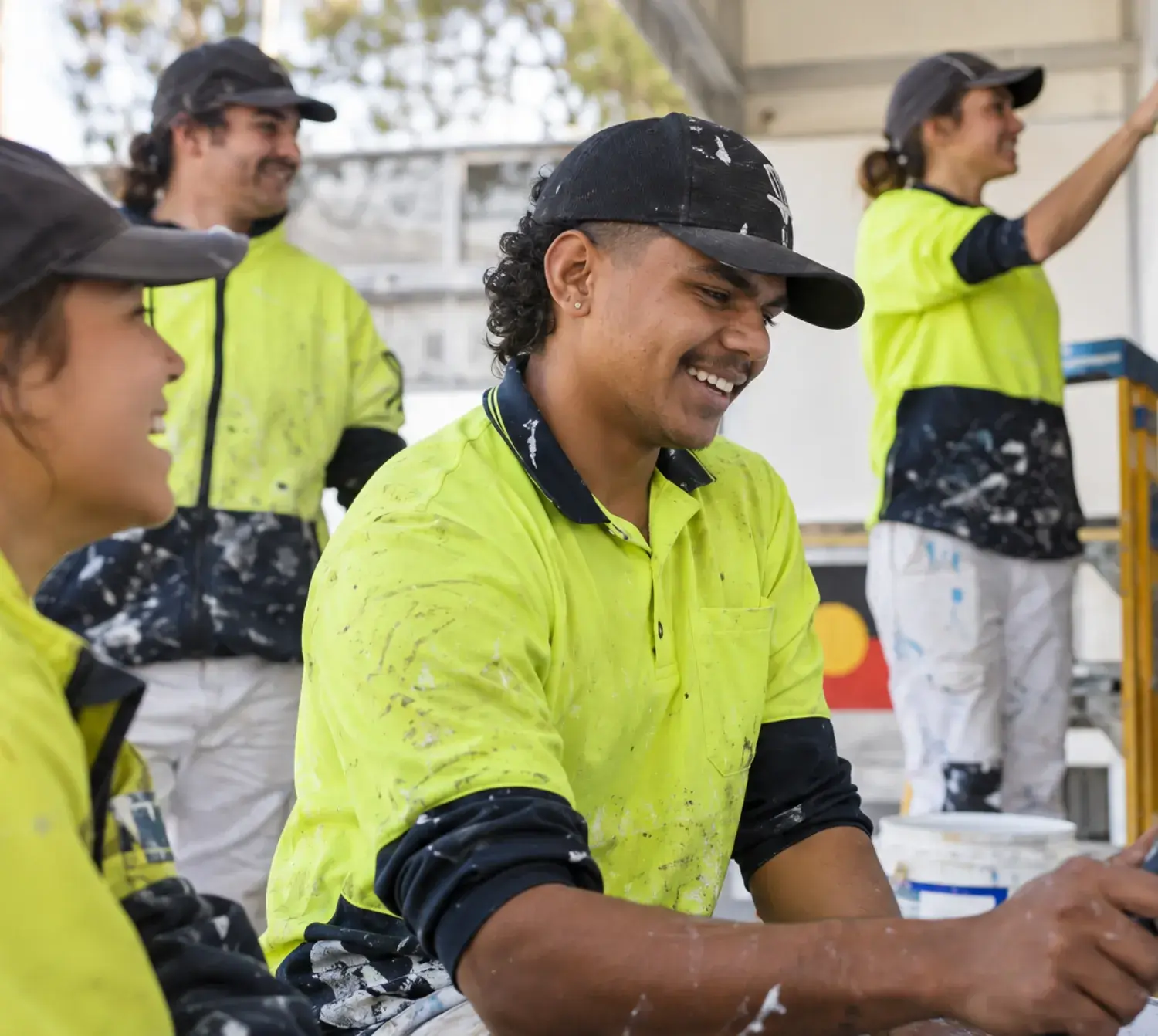 First Nations male smiling